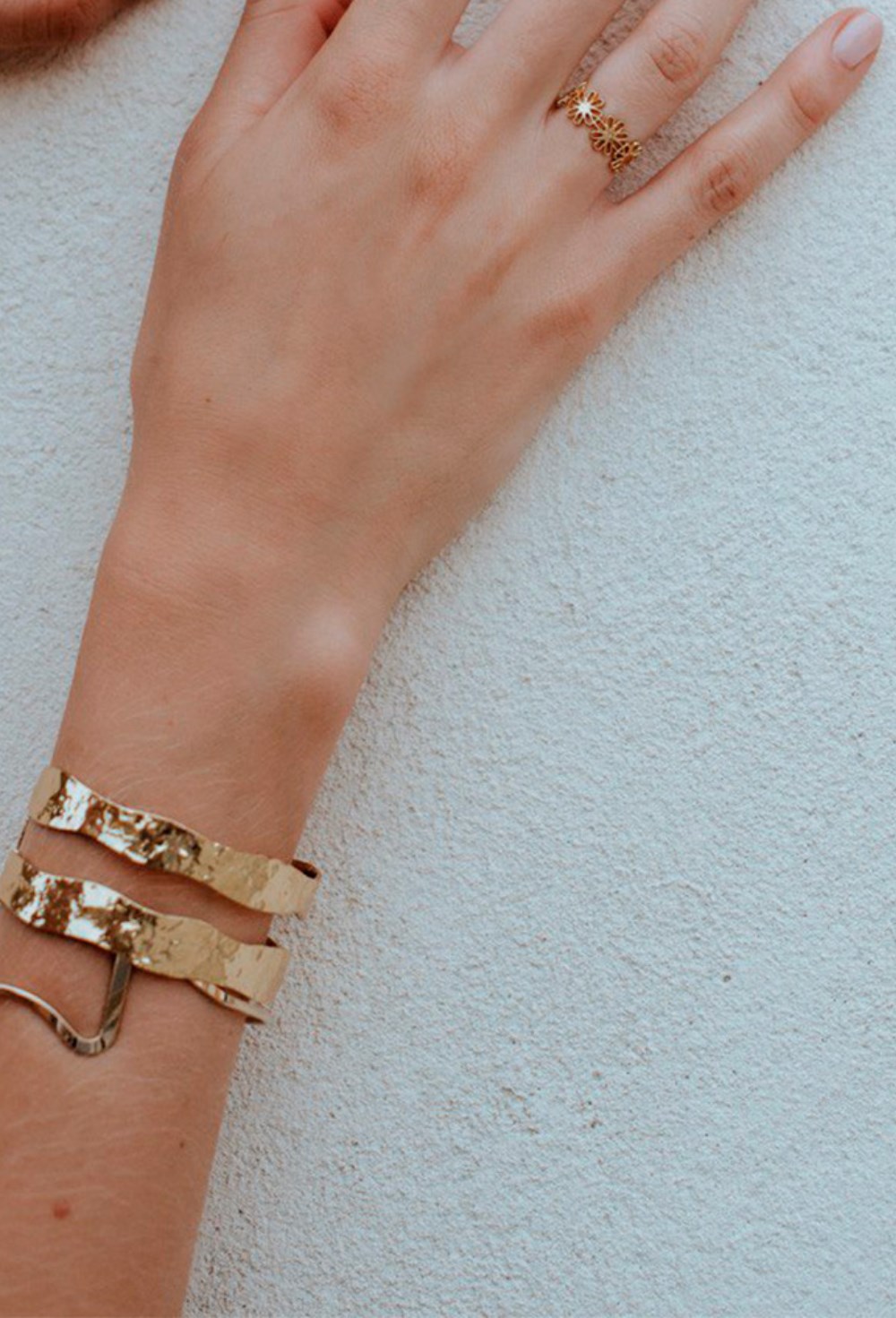 Bracelet Wide Double Rhodium - фото 123036