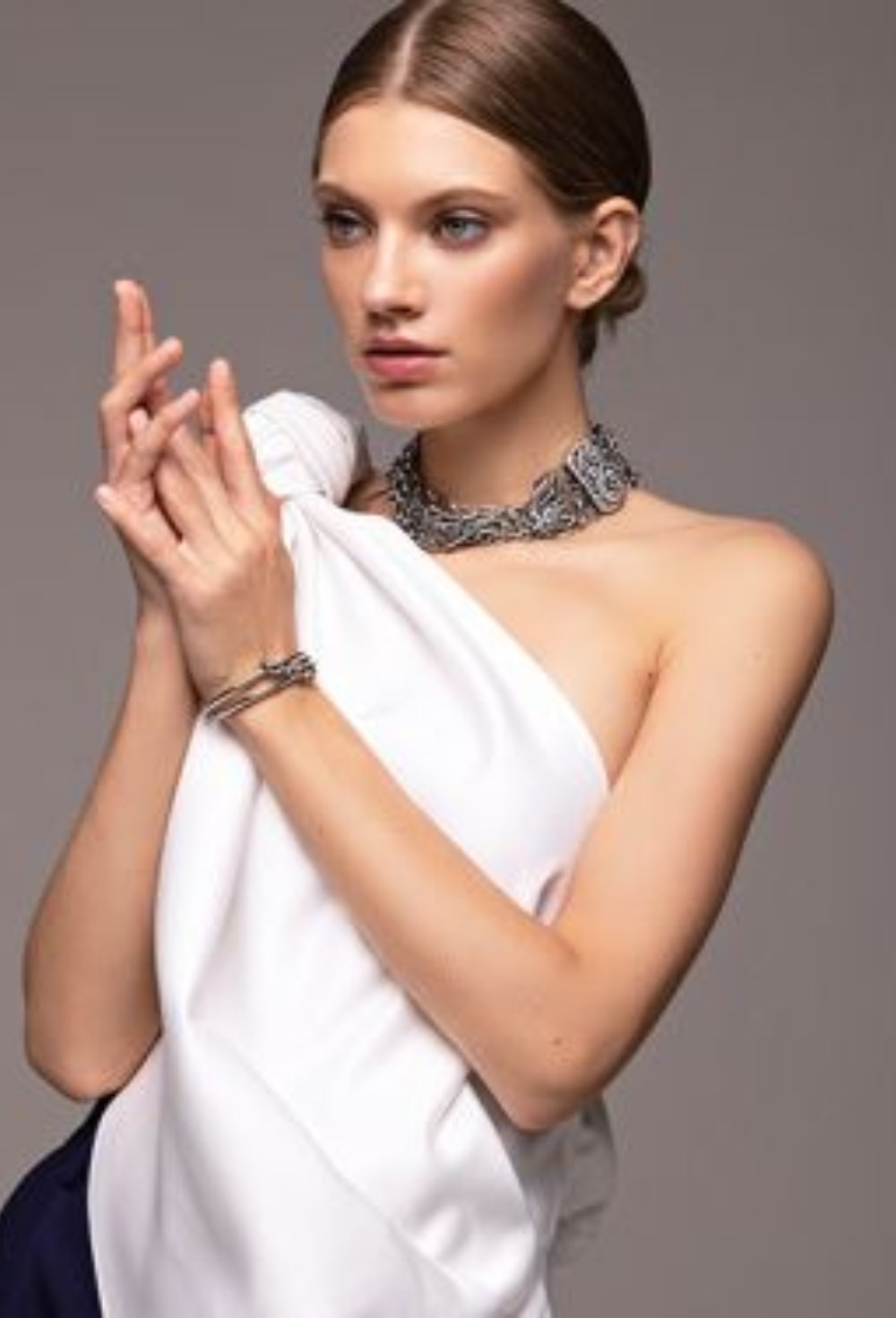 Pulse Bracelet Rhodium - фото 123144