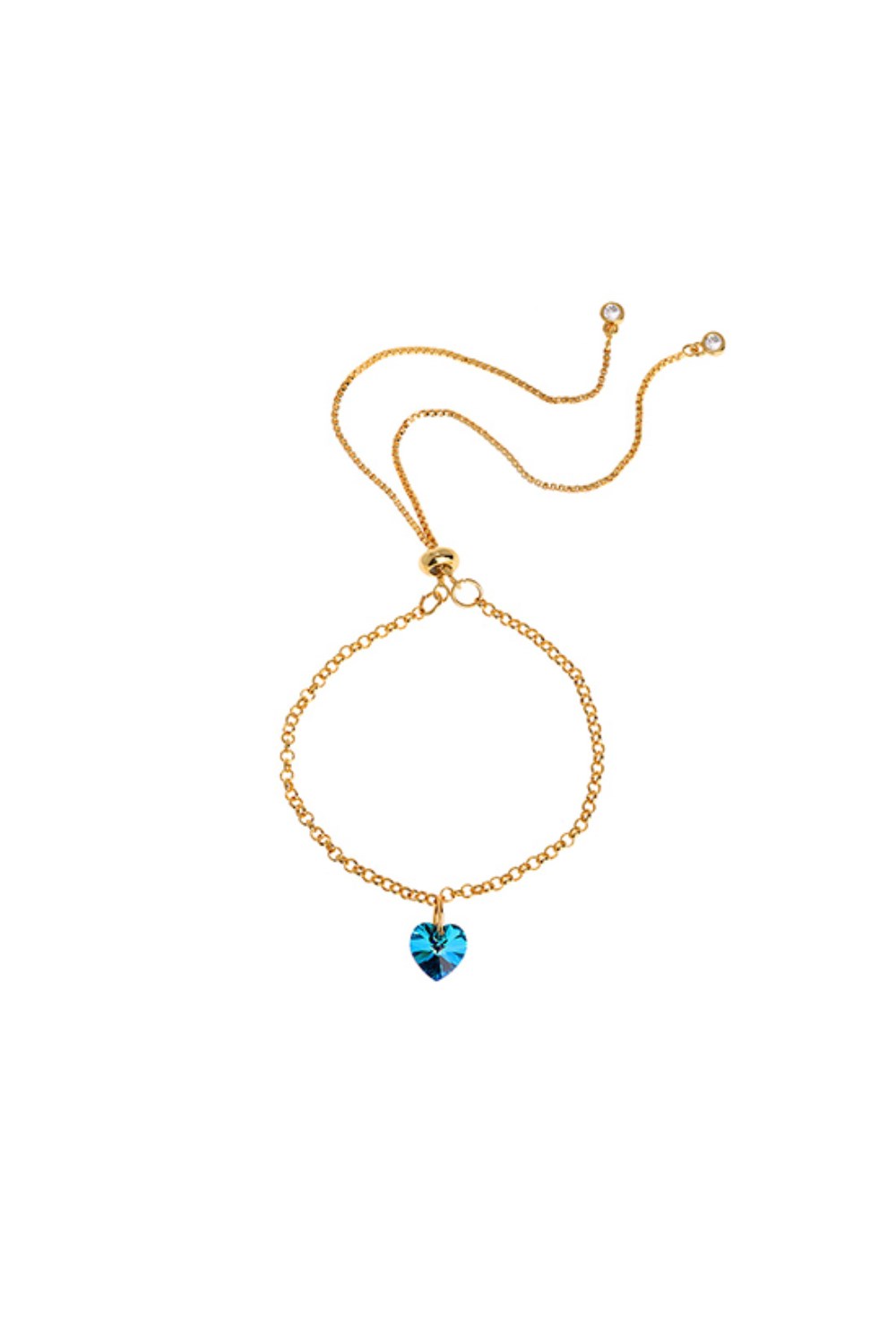 Large Heart Gold Bracelet - фото 123159