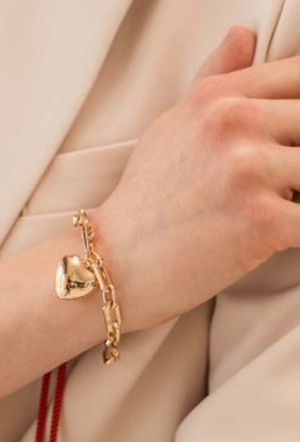 Lilly Gold Red Bracelet - фото 123179