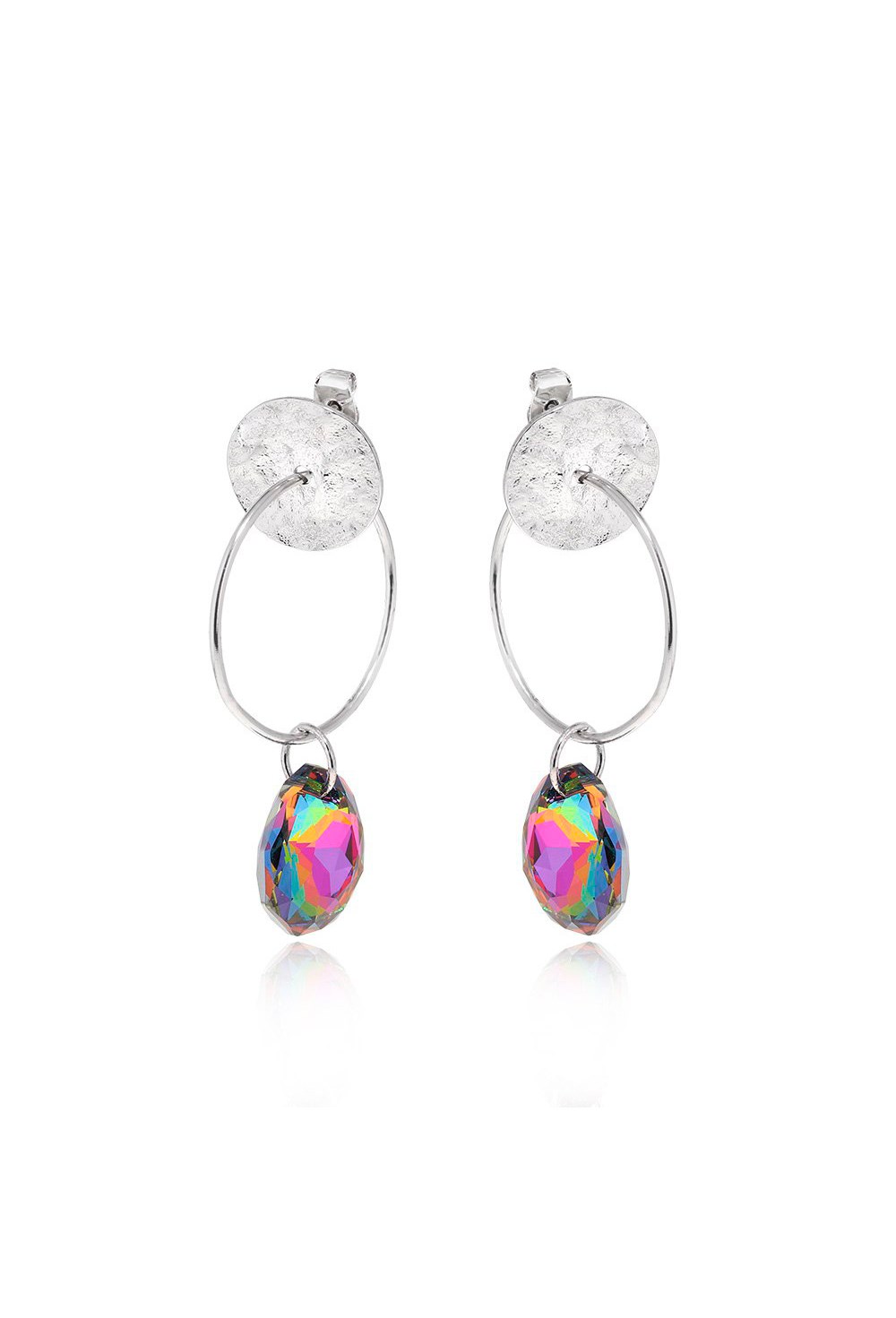 Earrings with a Star pendant Gold - фото 123190