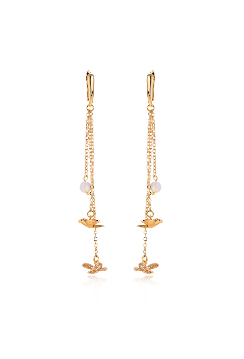 Long earrings - фото 123206