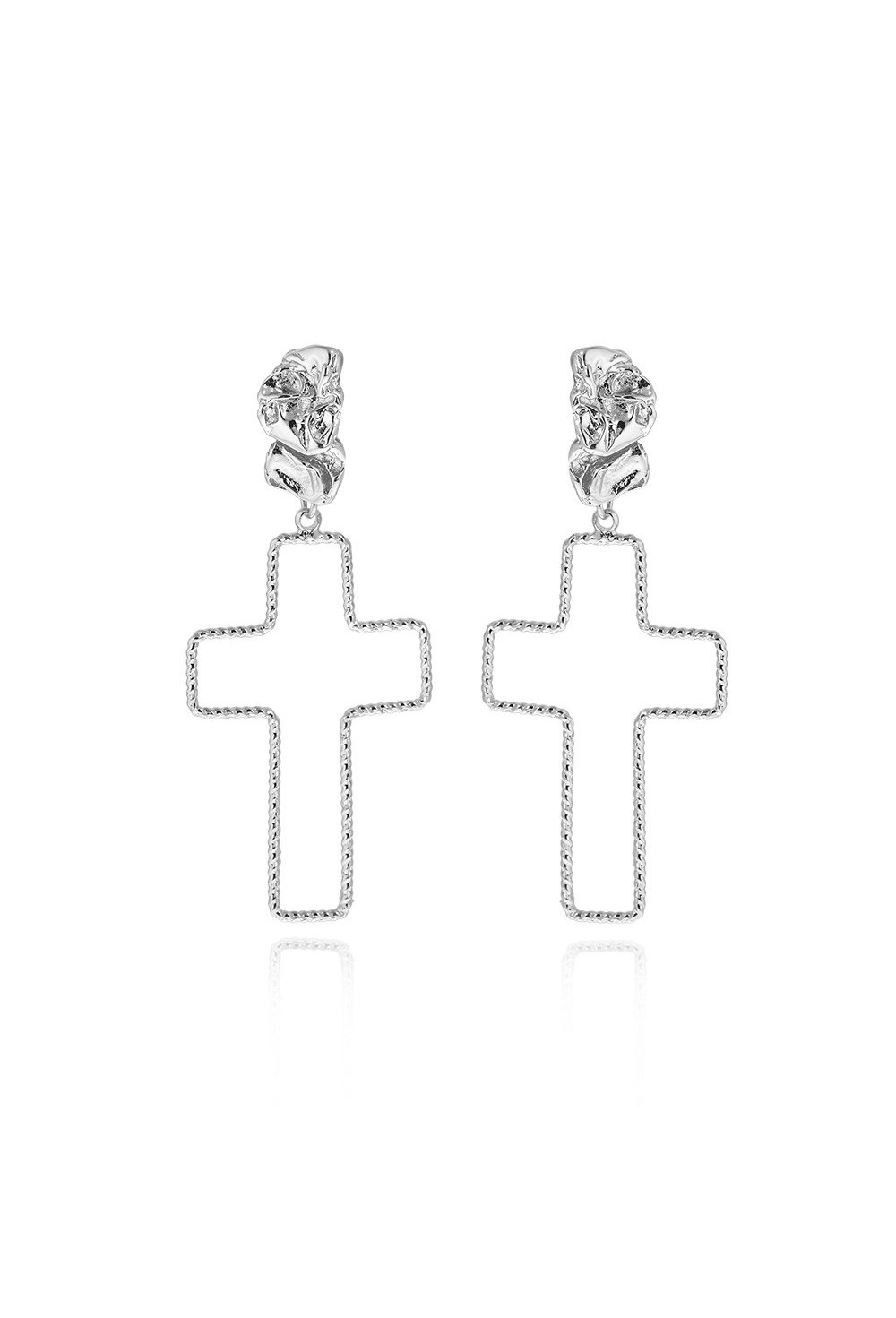 Earrings in the form of a volumetric drop - фото 123215