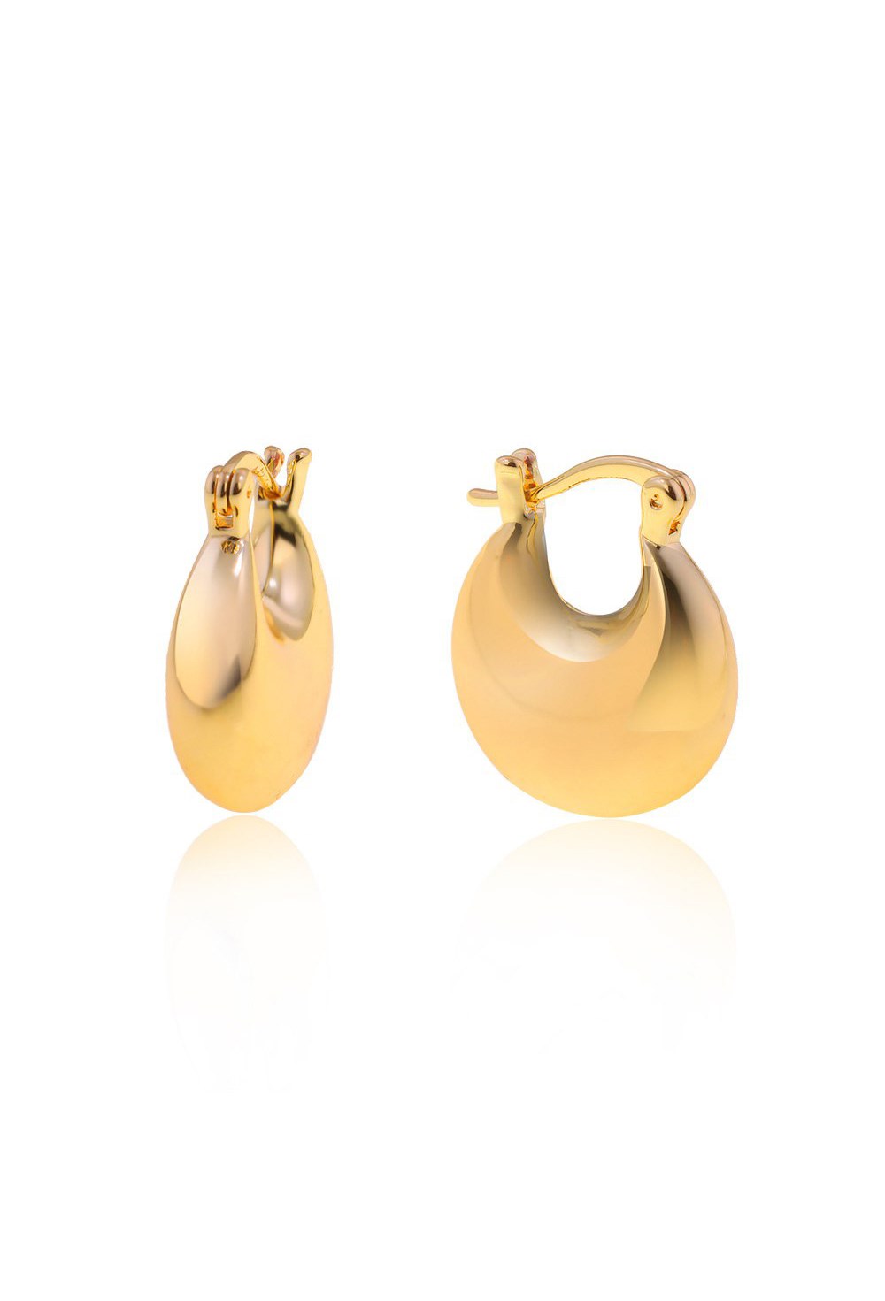 Square stud earrings - фото 123221