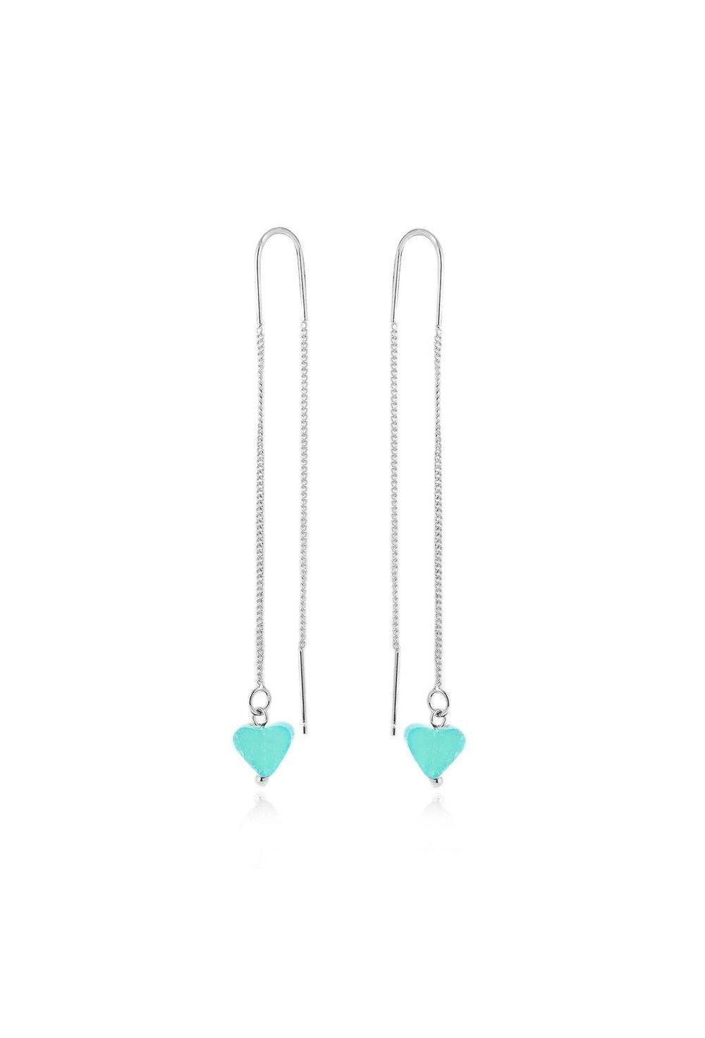 Crystal Ring Earrings Gold - фото 123265