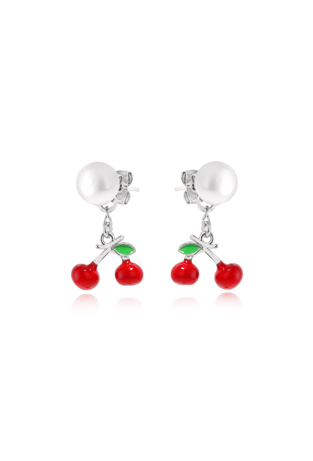 Earrings with a Lucky Clover - фото 123298