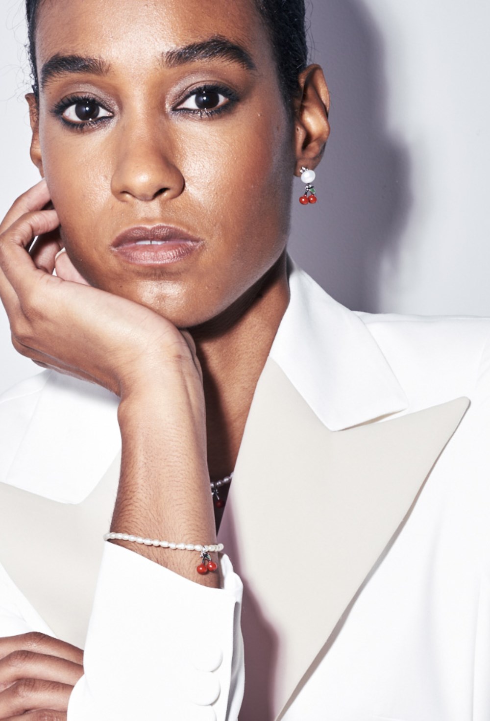 Earrings with a Lucky Clover - фото 123299