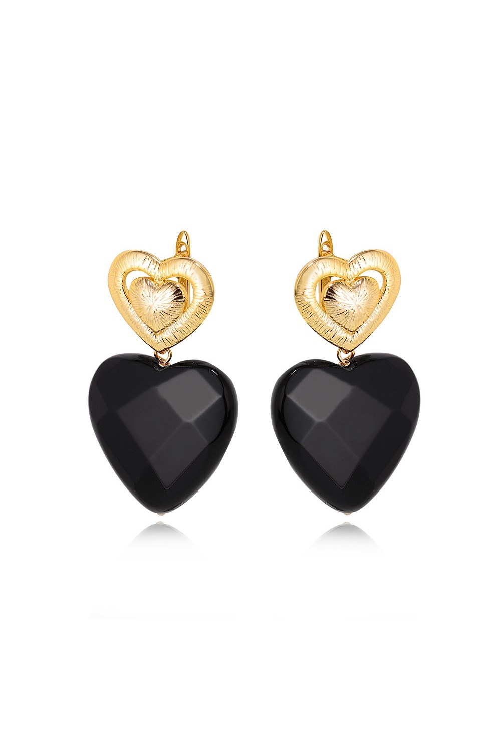Earrings-with a Flower symbol Gold - фото 123325