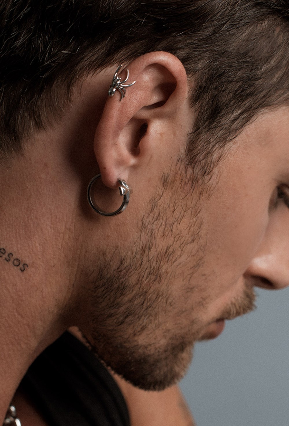 Congo earrings with a Cross symbol Gold - фото 123353