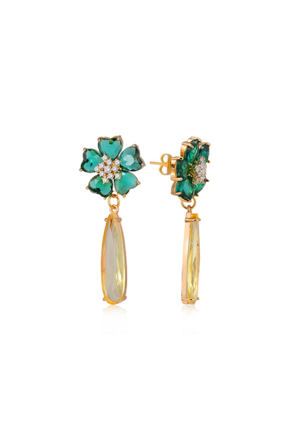 Green Flowers Crystal - фото 123529