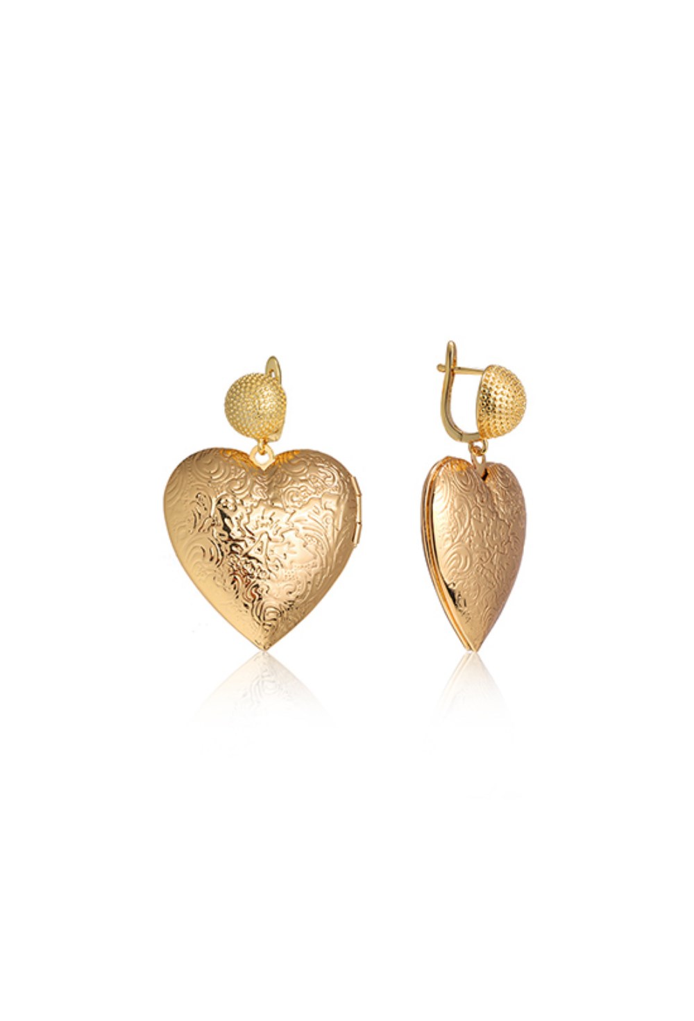 Medium Hearts Gold - фото 123540