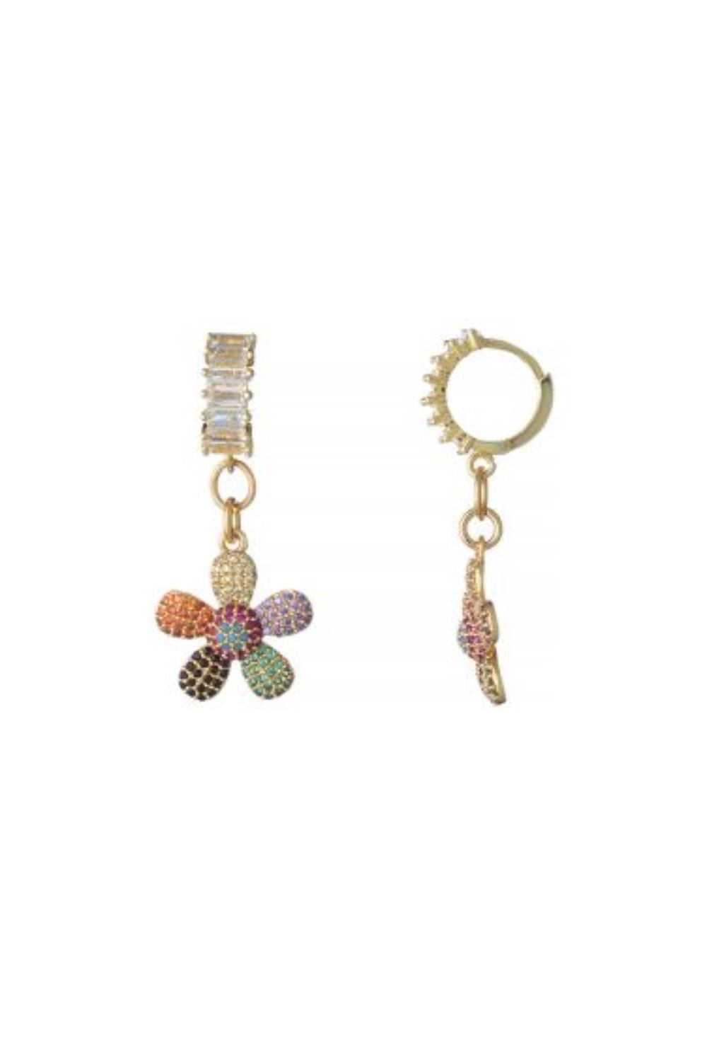 Flower Strass Gold - фото 123590