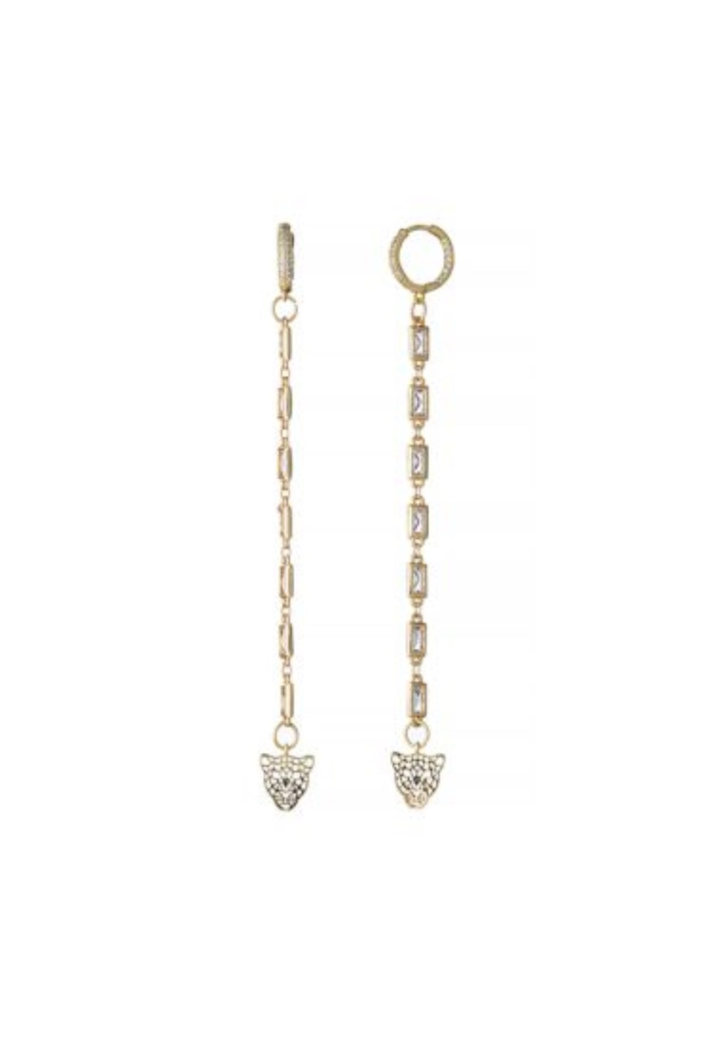 Leopard Gold Strass - фото 123597