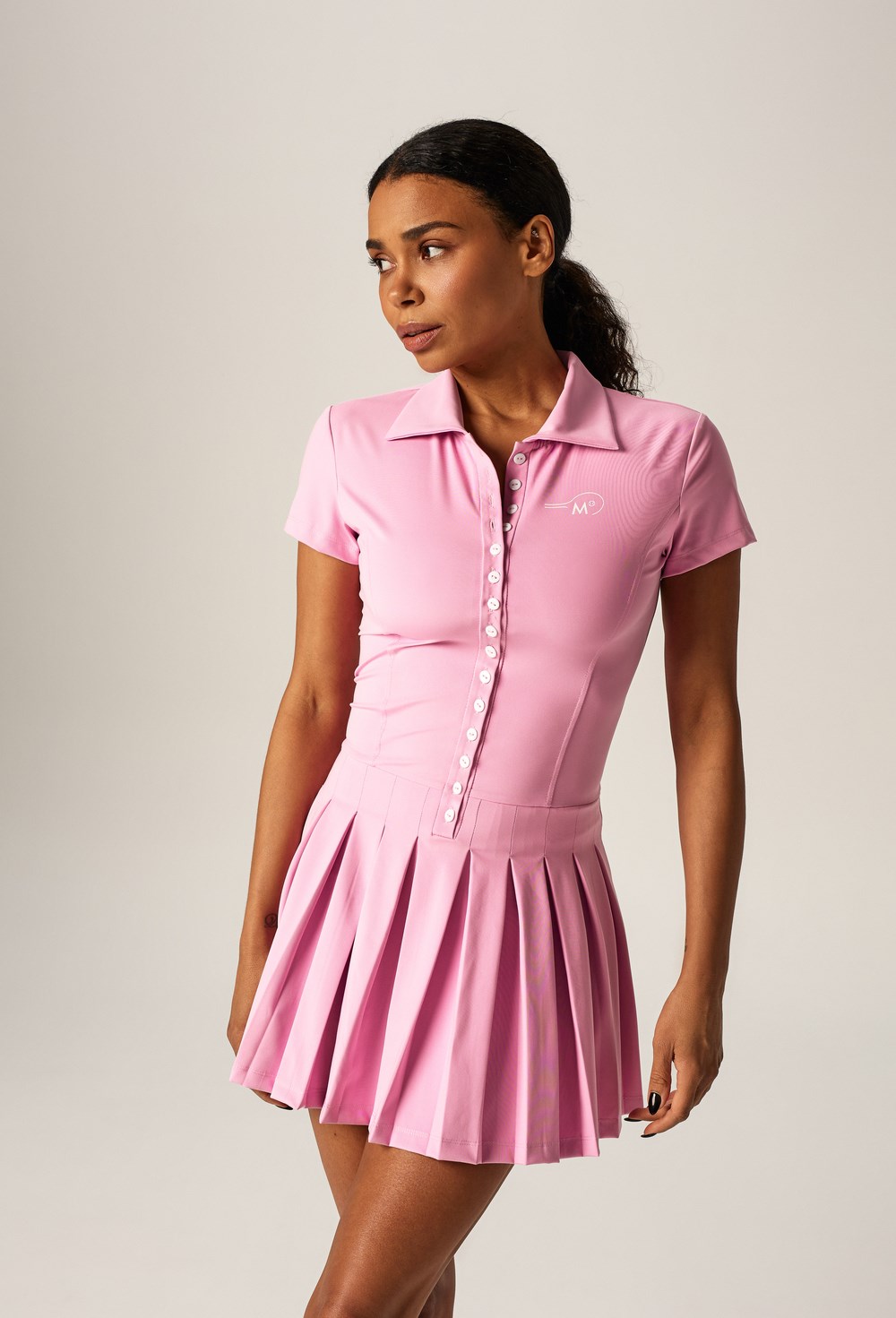 Платье-комбинезон розовый "Sport Chic" - фото 123625