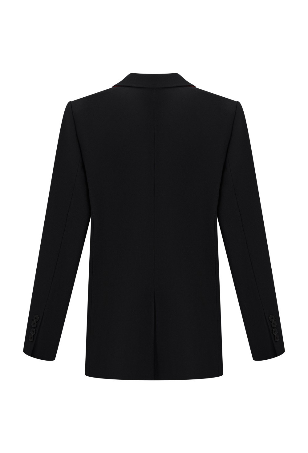 Жакет черный с декором цветы на магнитах - фото 125771