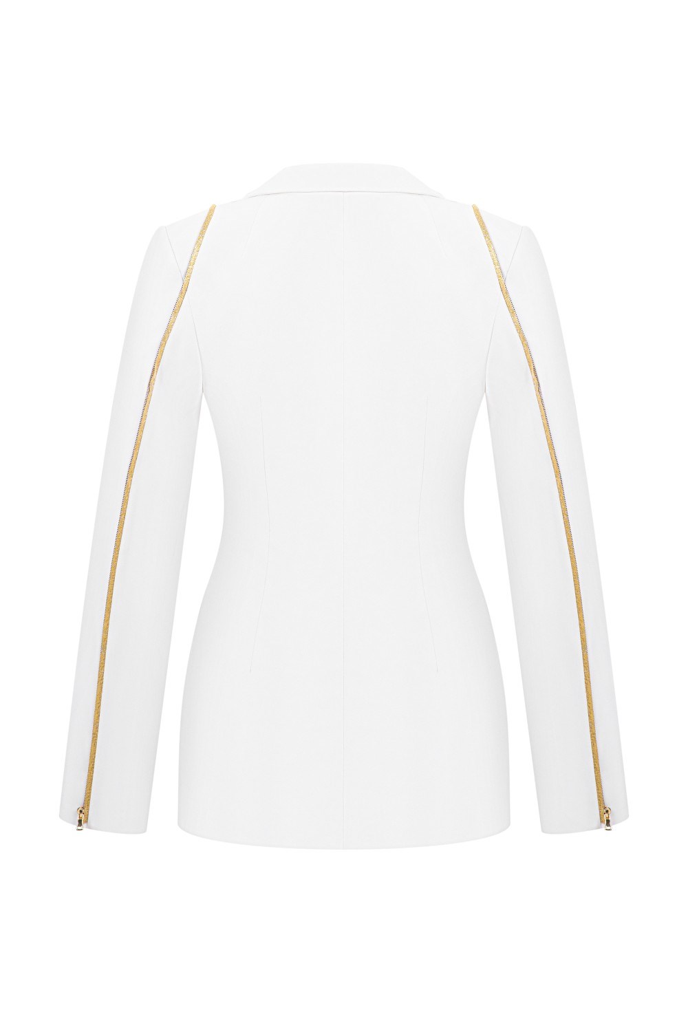 Жакет белый с воланами - фото 125783