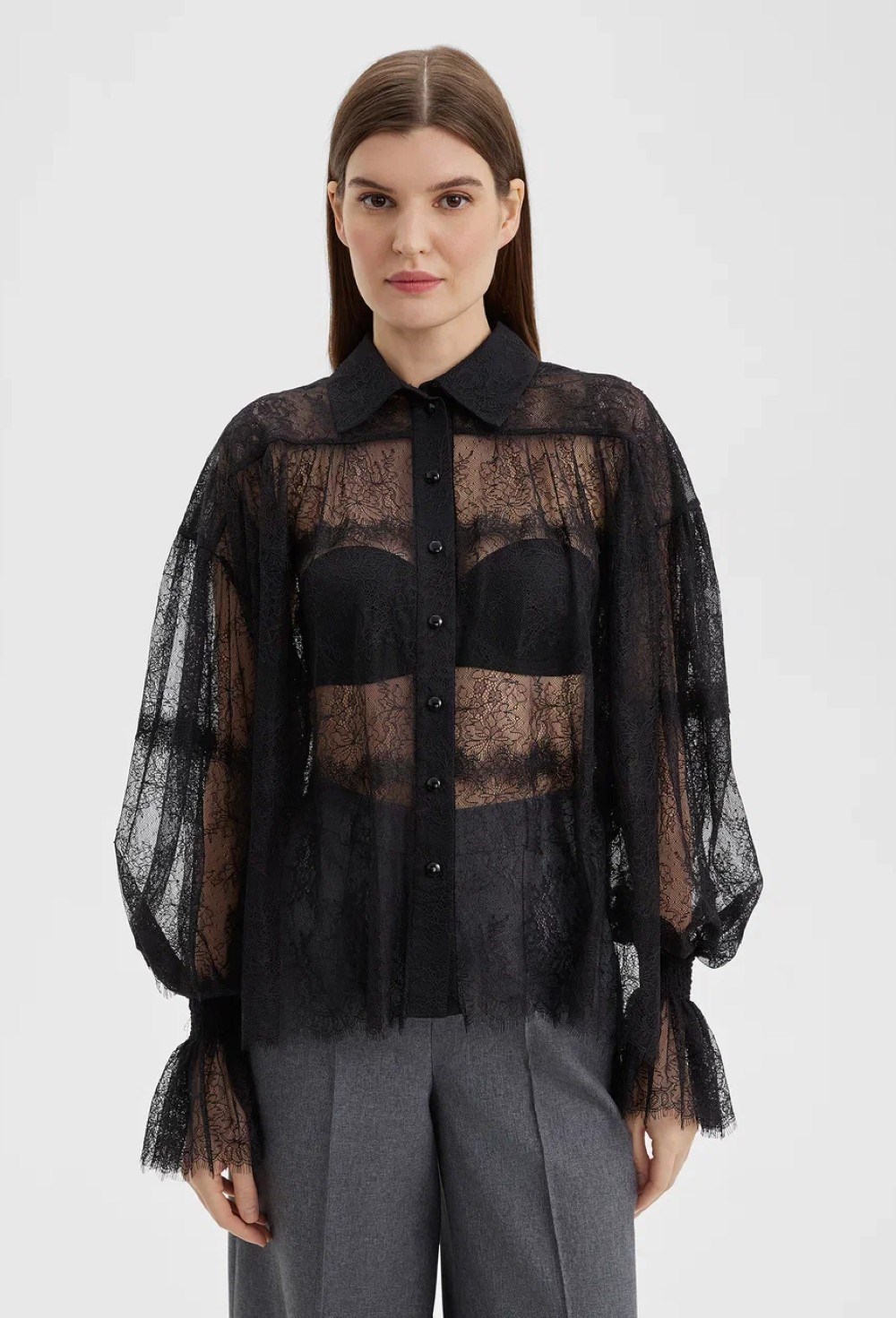 рубашка кружево - фото 125790