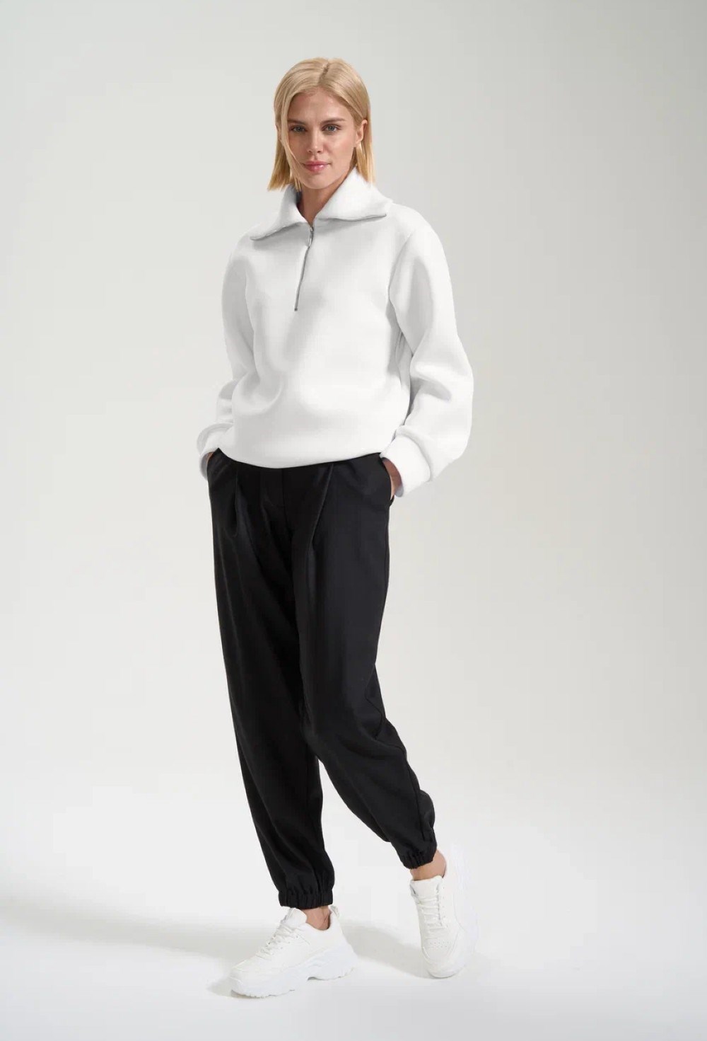 Блузон с молнией - фото 125824