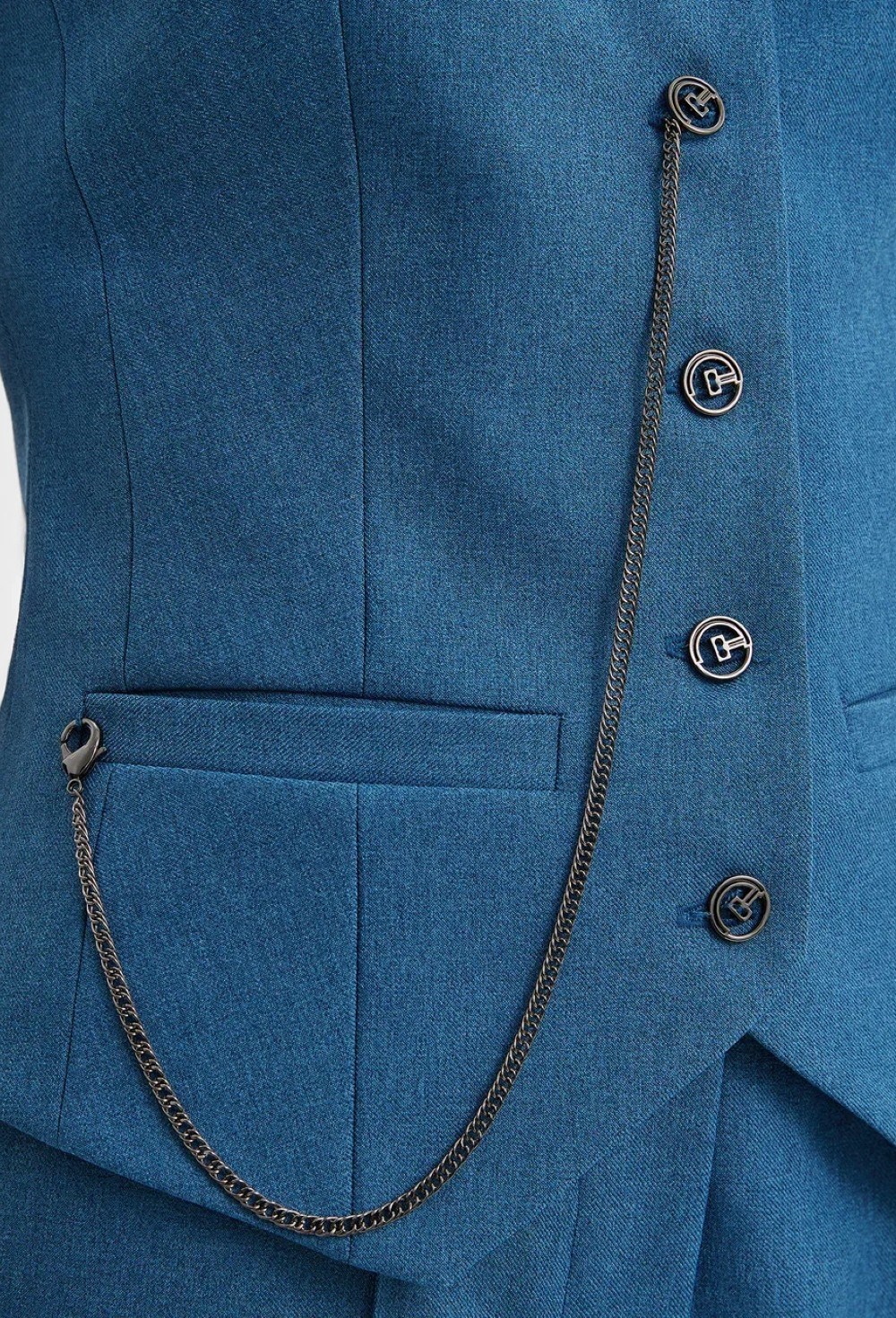 Жилет с цепочкой - фото 125828