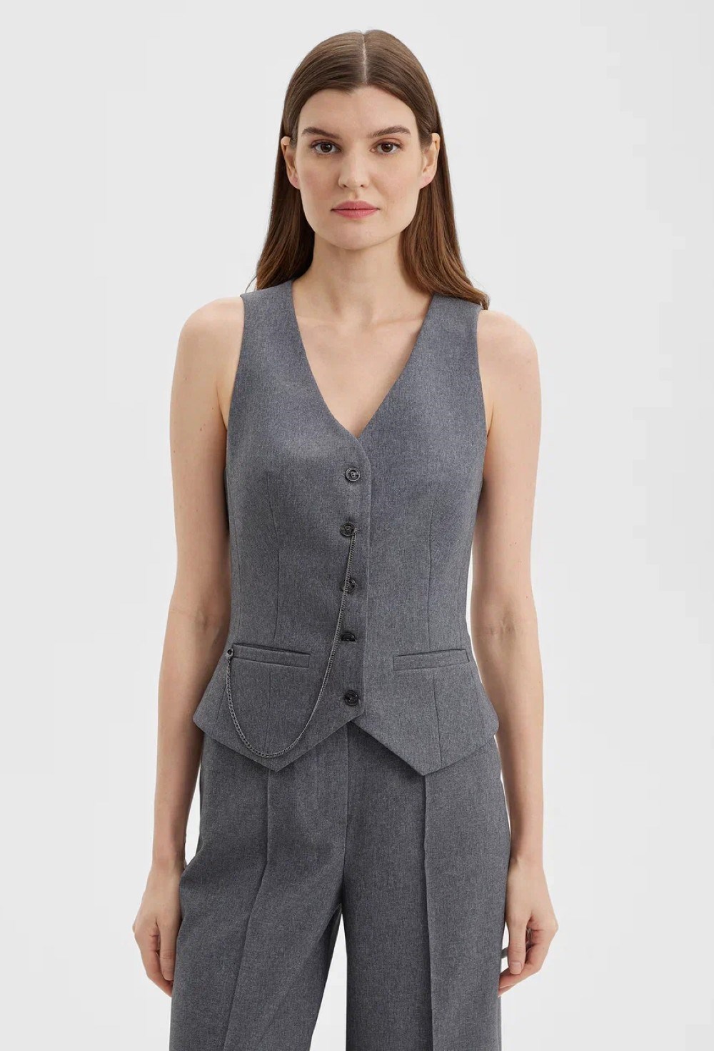 Жилет с цепочкой - фото 125833