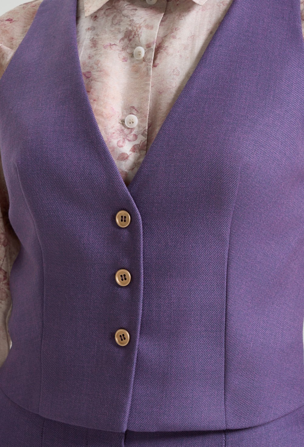 Жилет  укороченный - фото 125845