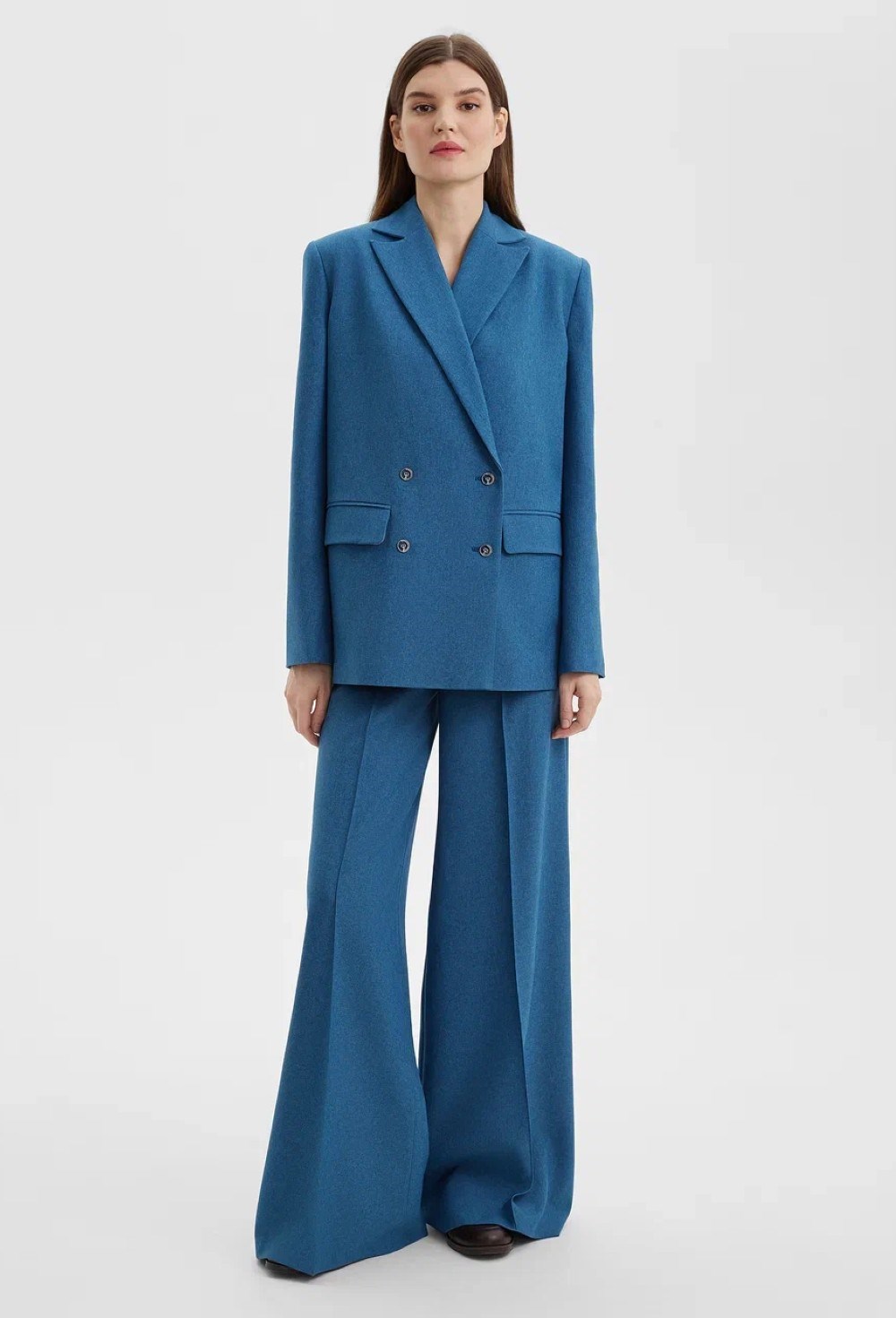 Двубортный жакет с лацканами - фото 125896