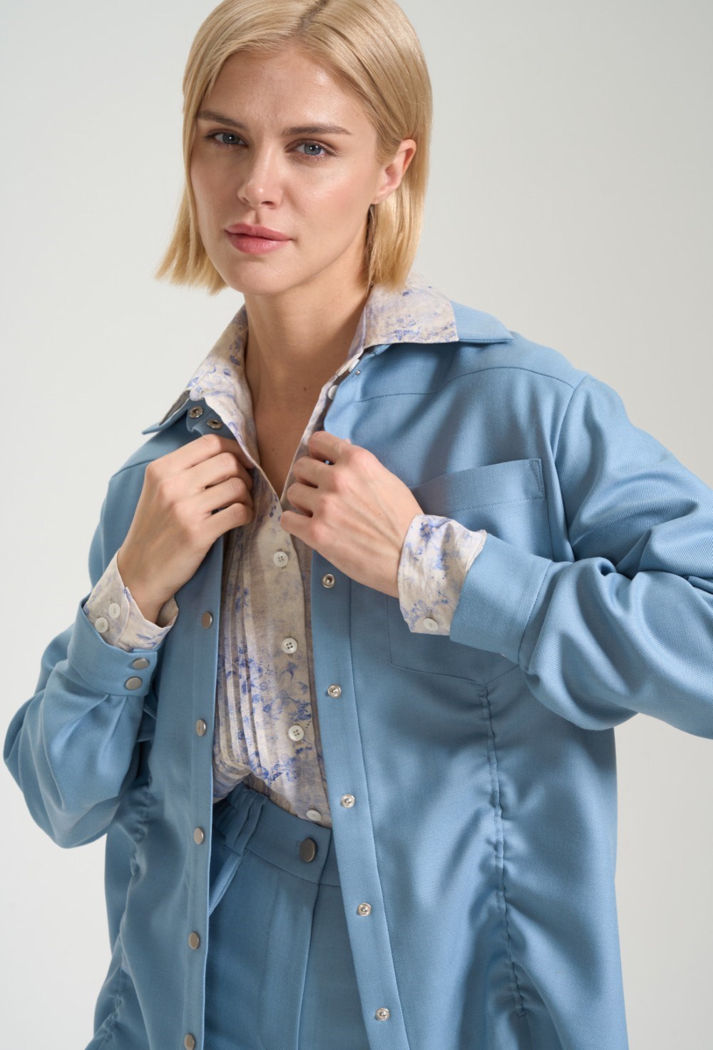 Рубашка из шерсти - фото 125941