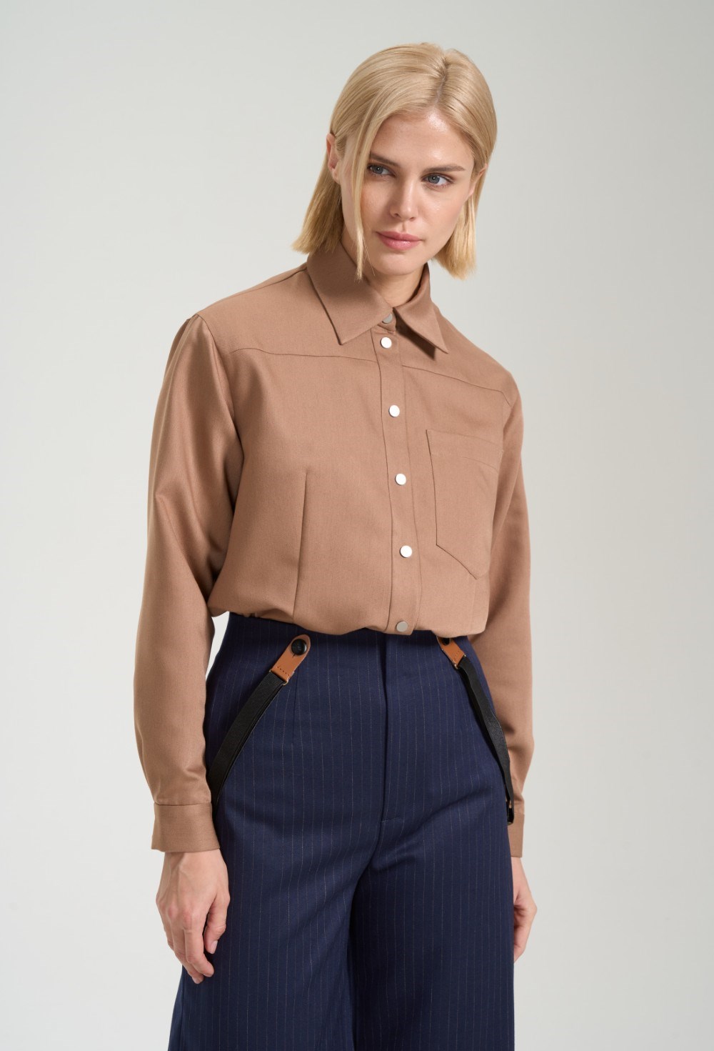 Рубашка camel - фото 125943