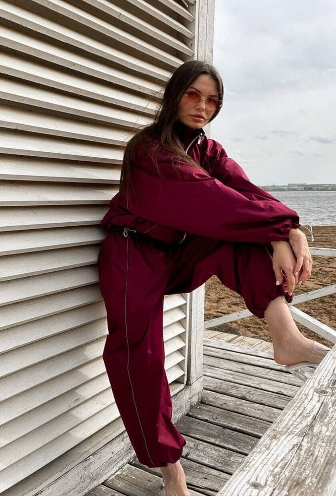 Костюм «90-е» Бордо - фото 125986