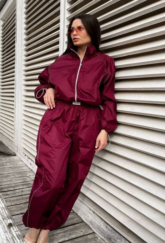 Костюм «90-е» Бордо - фото 125988