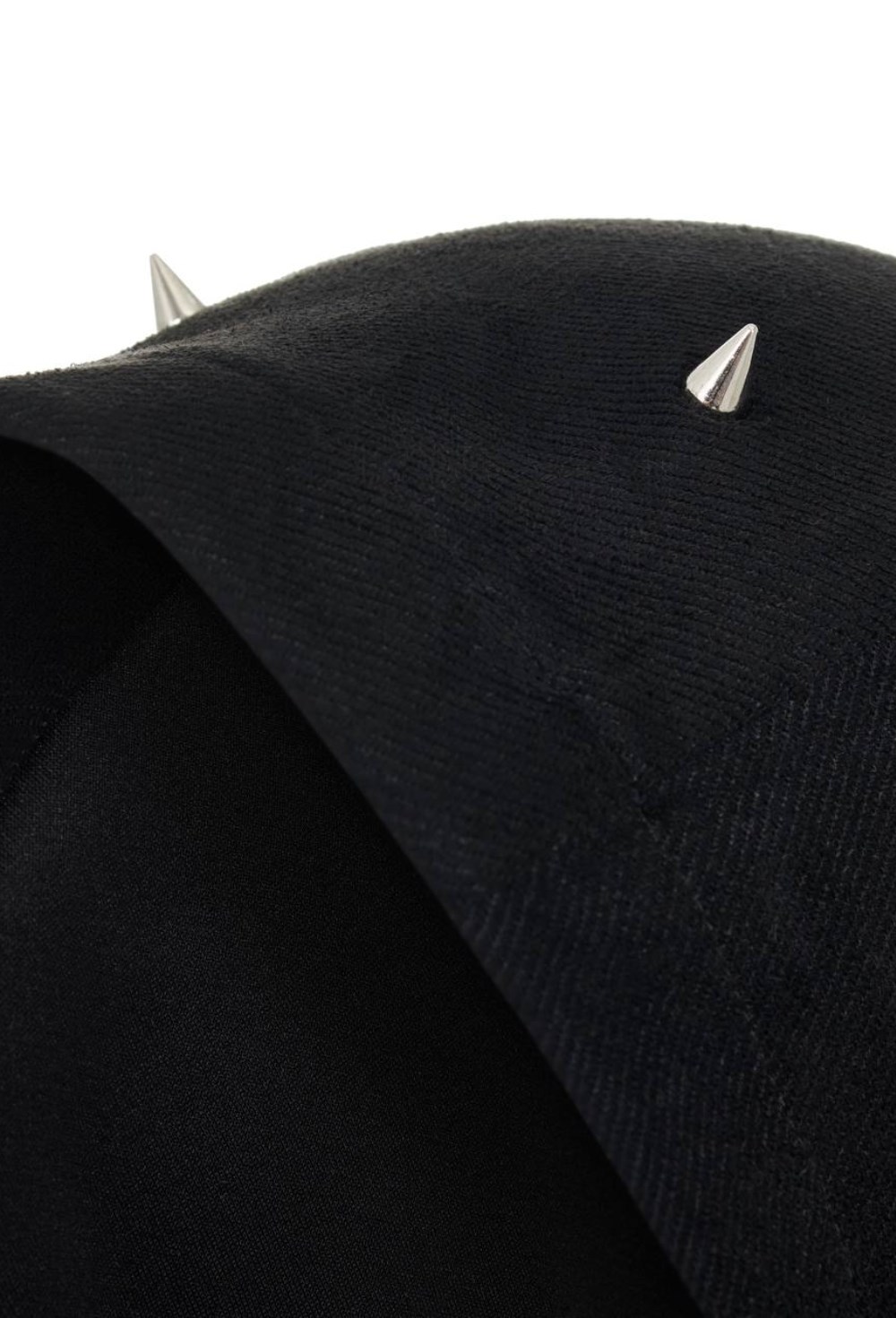 Чепчик dark c металлическими рожками - фото 126053