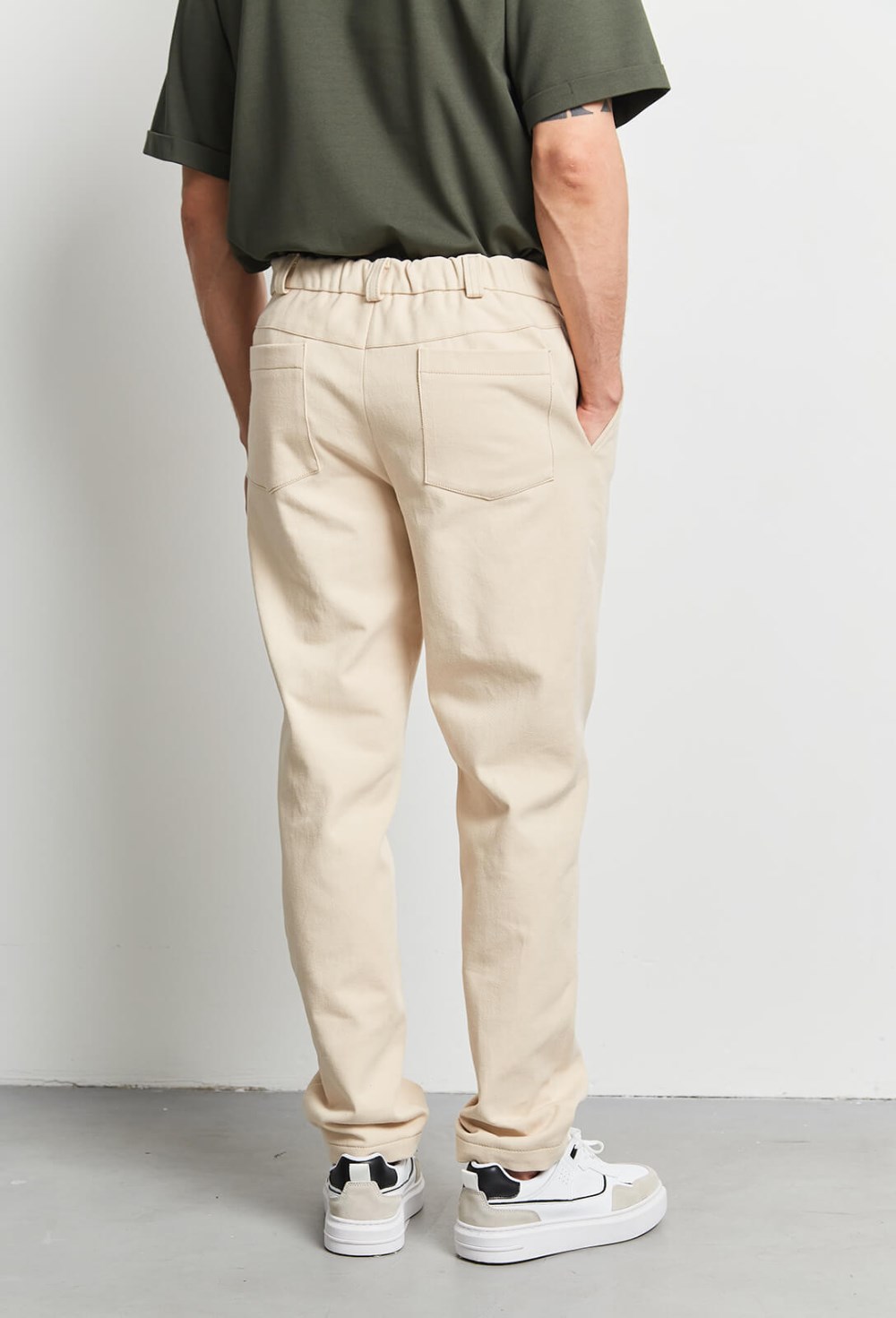 Брюки-чиносы из хлопка - фото 126352