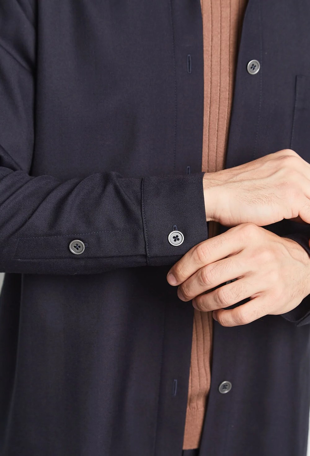 Рубашка синяя - фото 126372