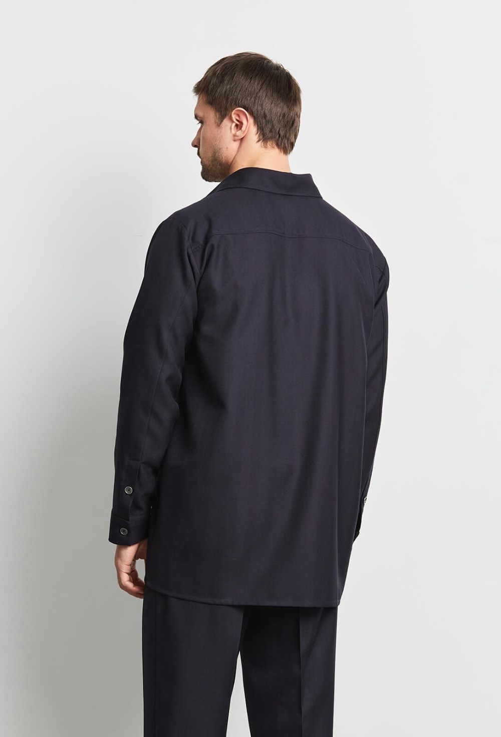 Рубашка синяя - фото 126375