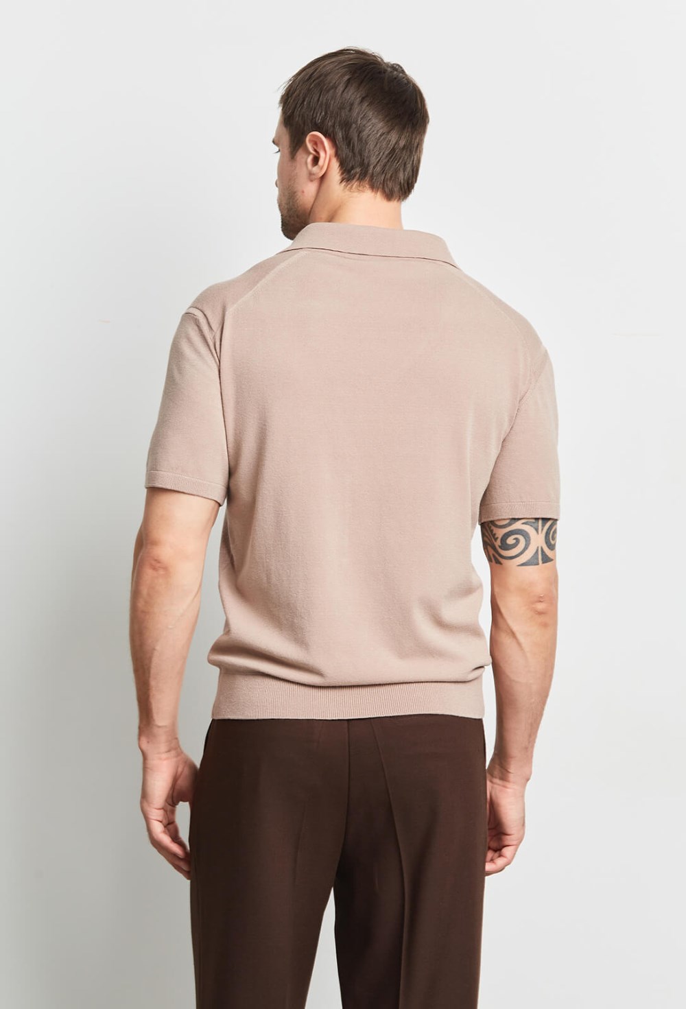 Вязаное поло - фото 126387