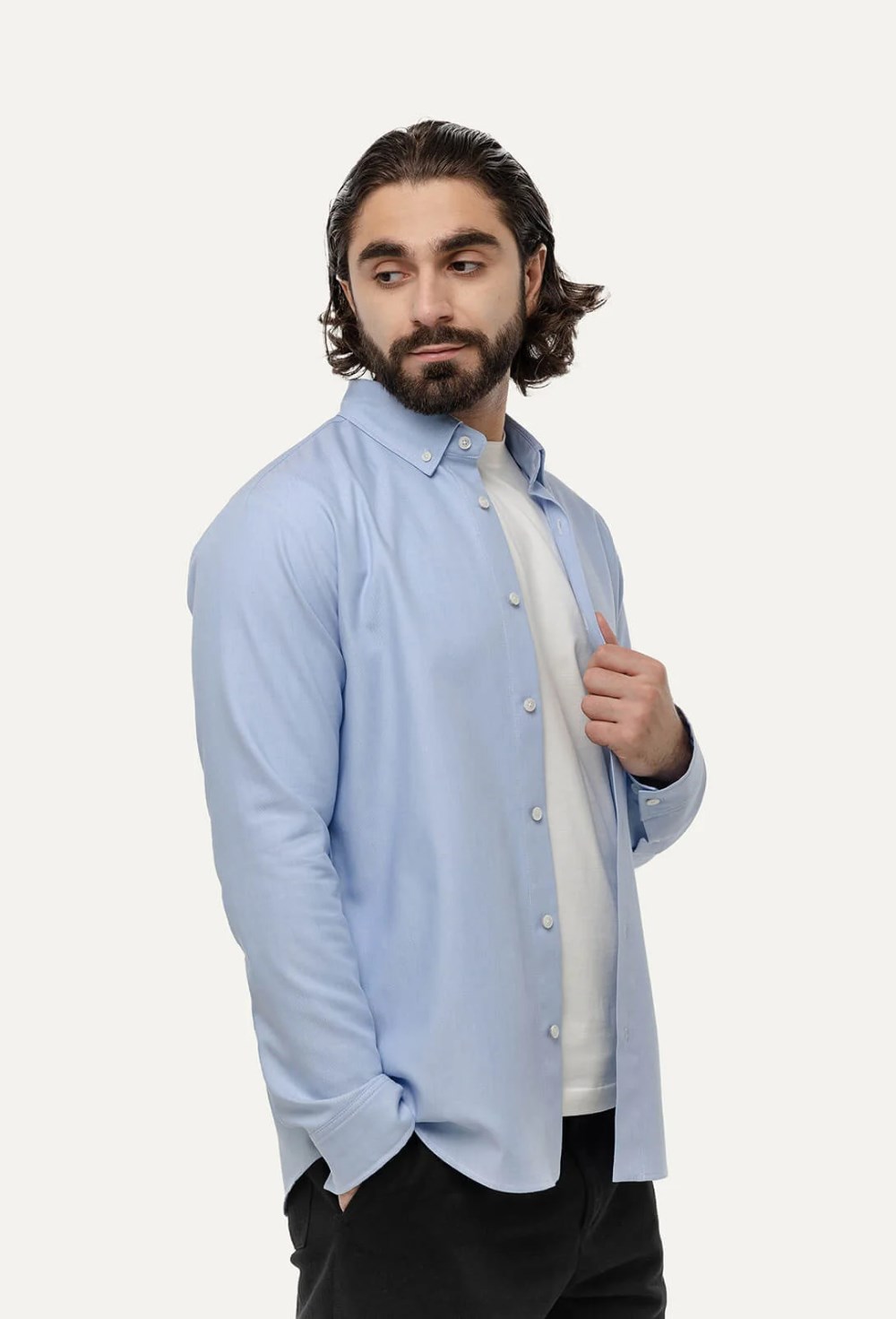 Хлопковая-рубашка - фото 126415