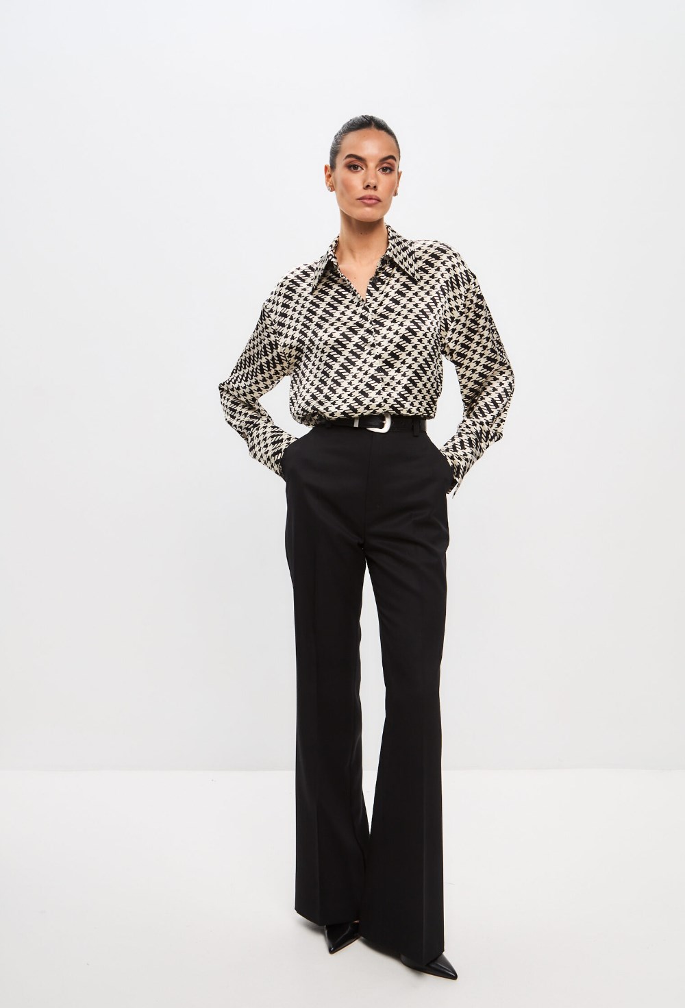 Рубашка "гусиная лапка" - фото 126456