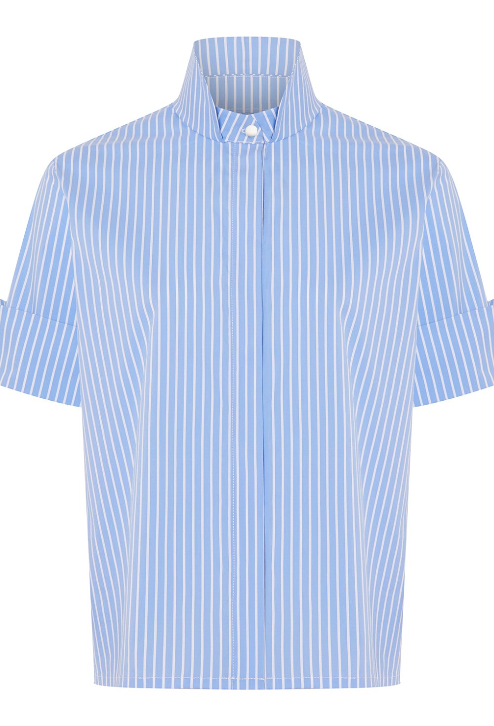 Рубашка с фигурным рукавом - фото 126473