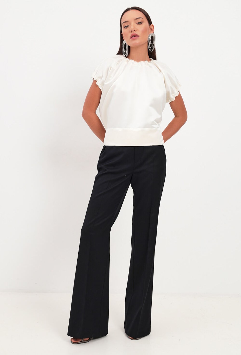 Топ с удлинённой спинкой - фото 126495