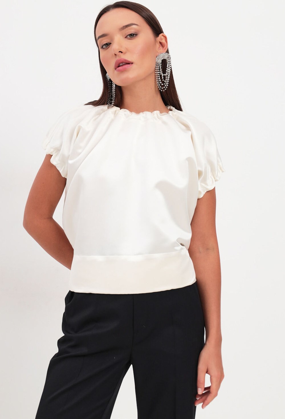 Топ с удлинённой спинкой - фото 126496