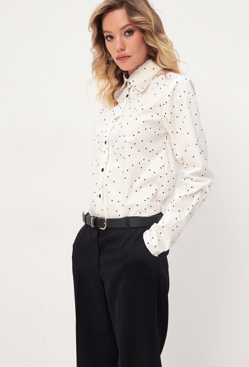 Брюки мужского кроя черные - фото 126541