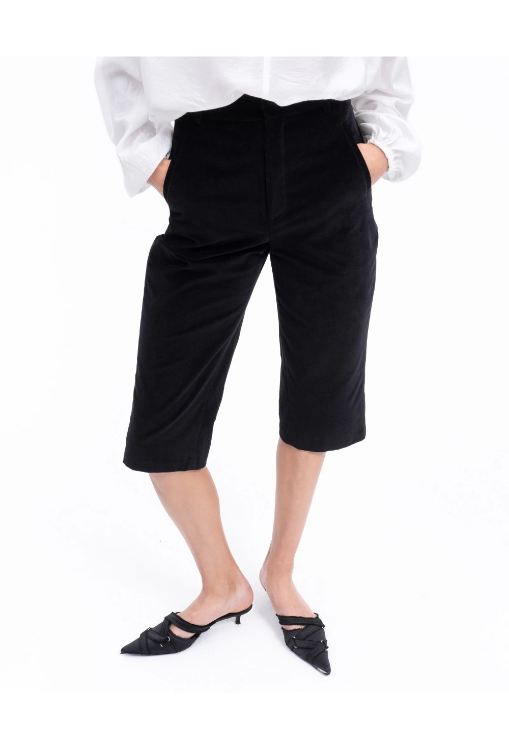 Бриджи бархатные - фото 127688