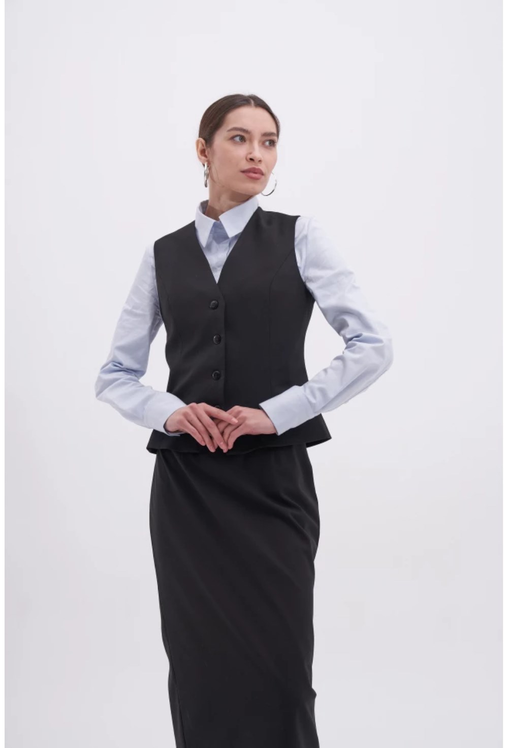 Жилет приталенный - фото 127827