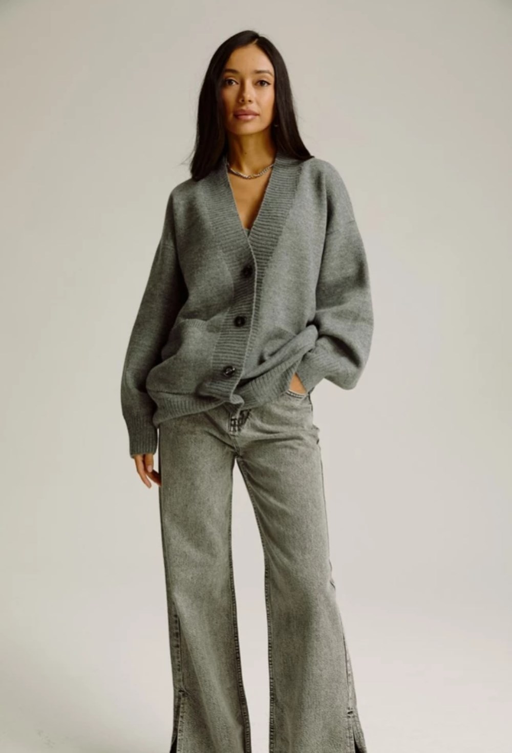 Кардиган удлиненный - фото 127836