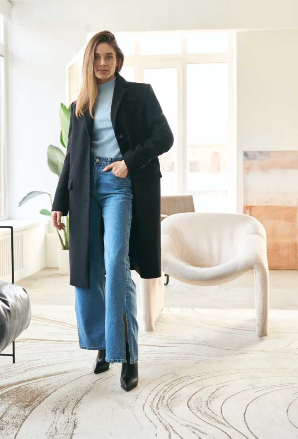 Пальто прямое - фото 127969