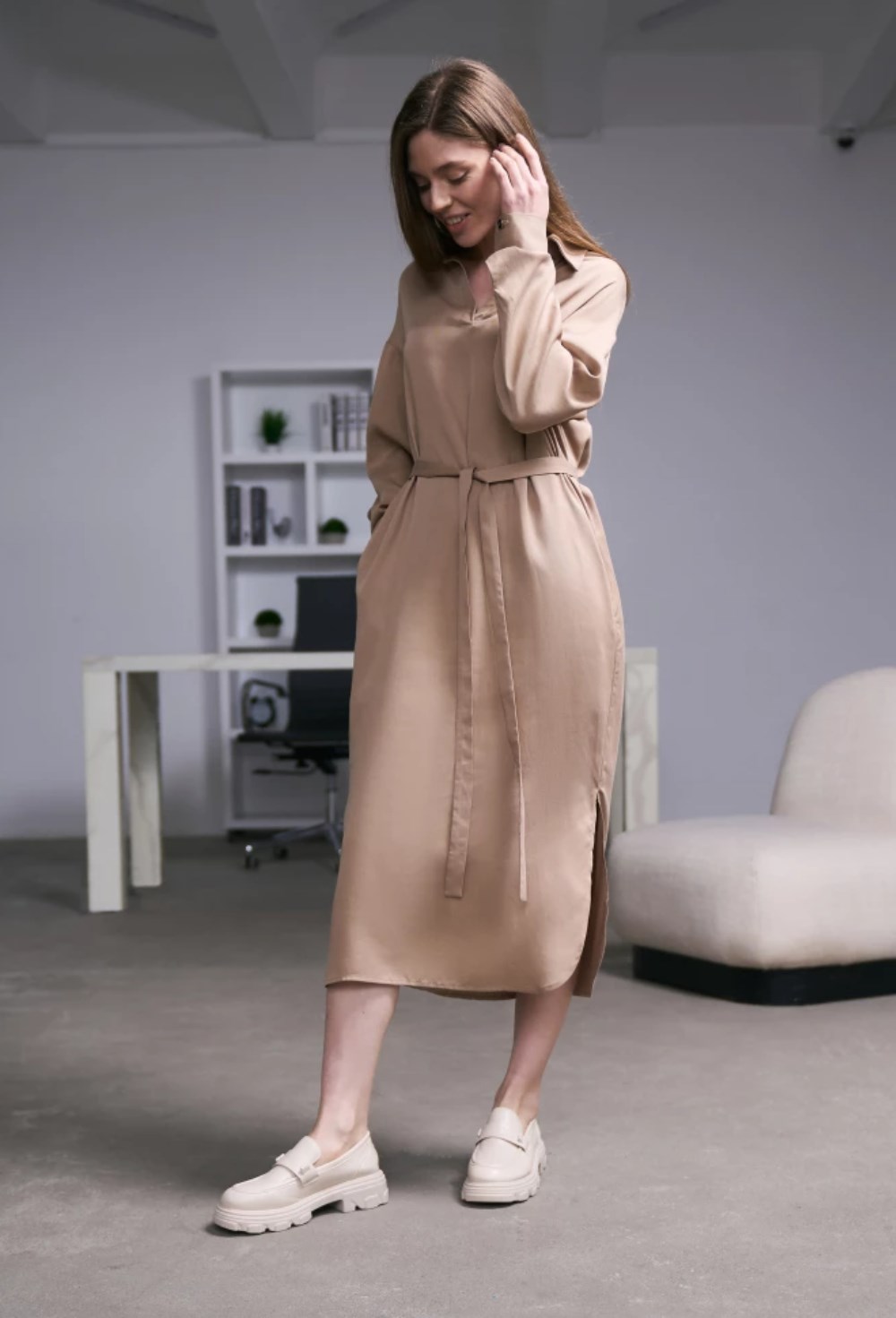 Платье из тенселя - фото 128002