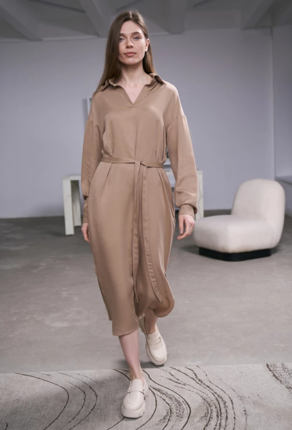 Платье из тенселя - фото 128004