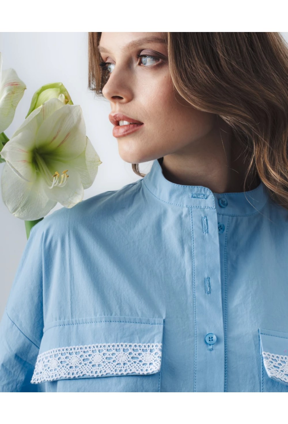 Платье с воланом - фото 128028