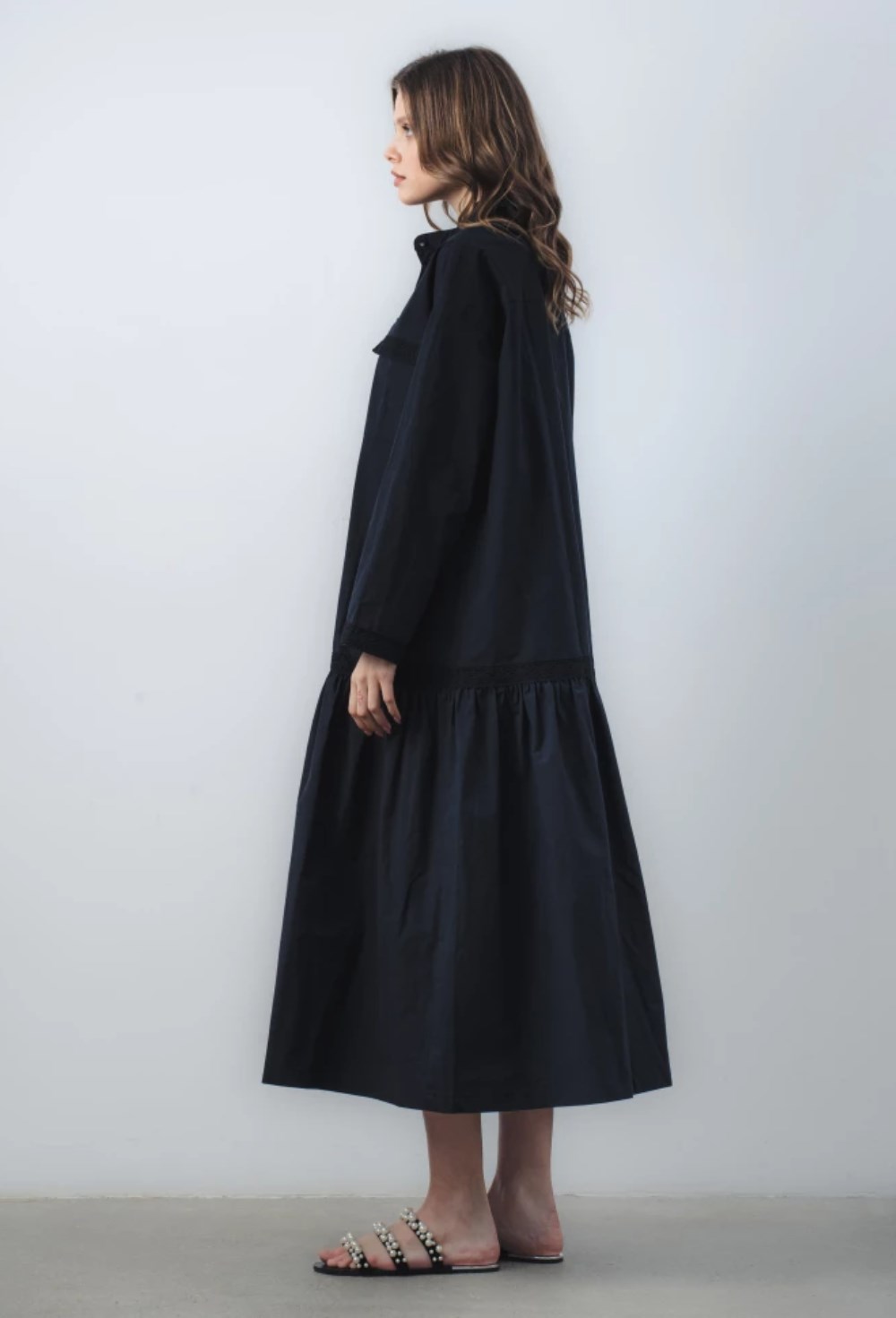 Платье с воланом - фото 128038