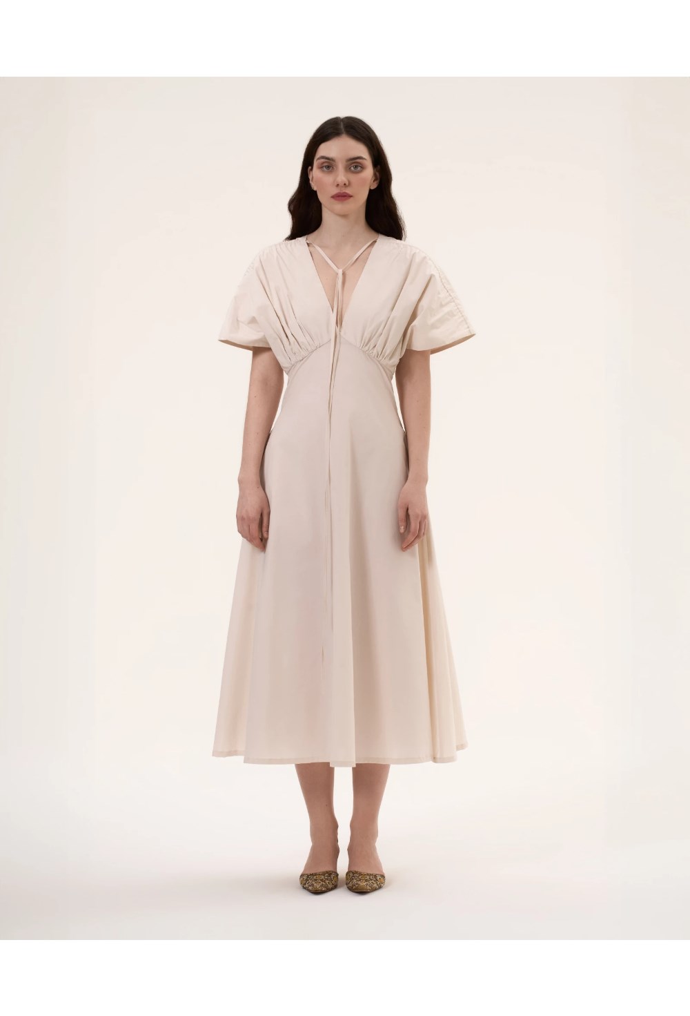 Платье с драпировками "Танита" - фото 128041